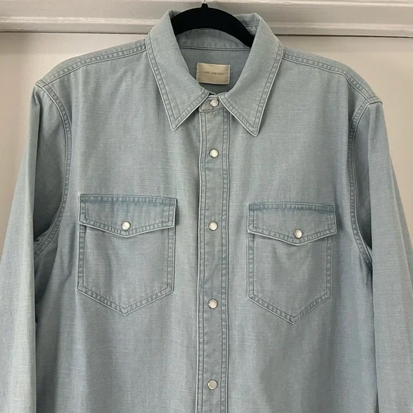 Aime Leon Dore | Shirts | Aim Leon Dore Chambray Snap Shirt | Poshmark